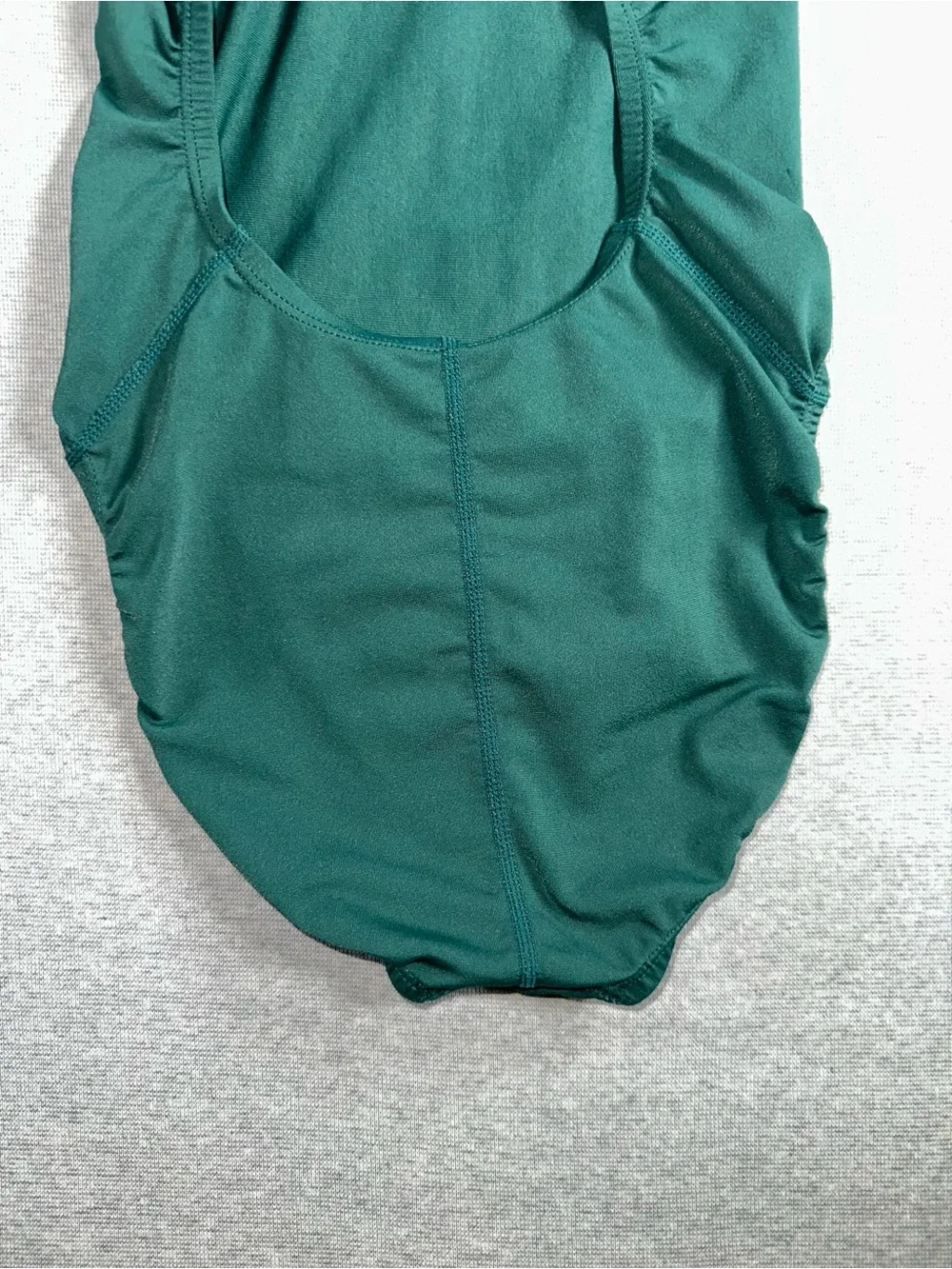 Nike Green Onepiece Swim Girls 12 with Black Trim